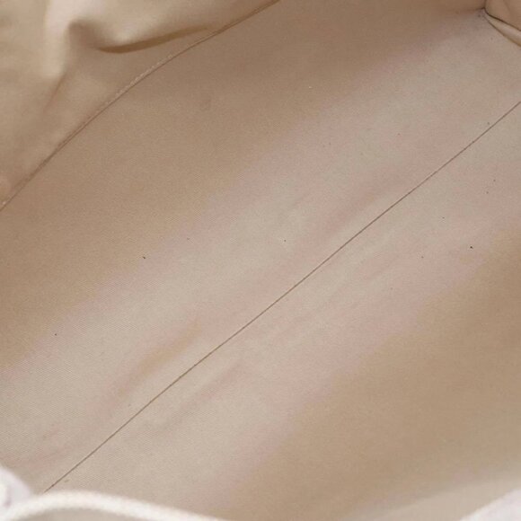 Chloe Tote Bag Canvas Leather Beige Brown Auth ki5211V - Picture 9 of 15